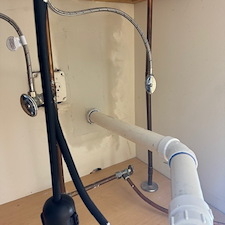 Kitchen-Drain-Reconfiguration-for-Undermount-Sink-Disposal-in-Lisle-IL 4